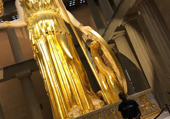 The replication of the Statue of Athena